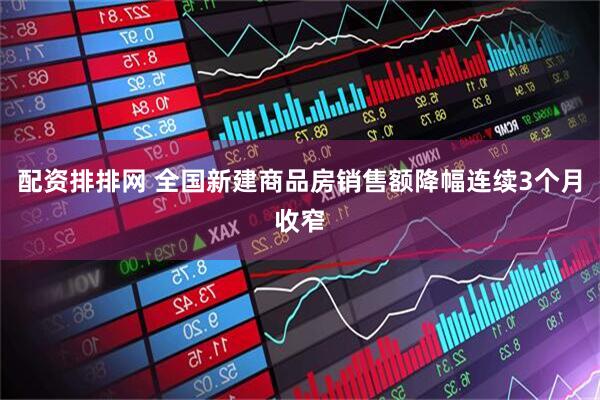 配资排排网 全国新建商品房销售额降幅连续3个月收窄